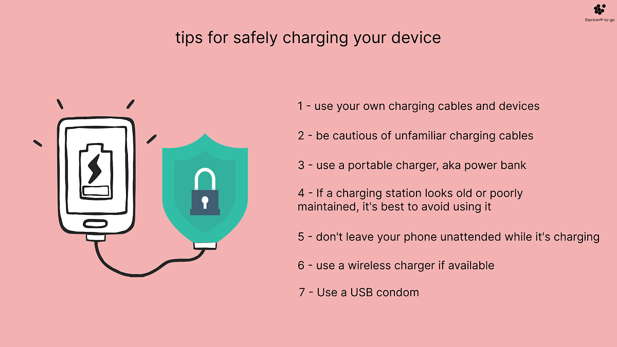 How to Protect Your Phone at Public Phone Charging Stations? by