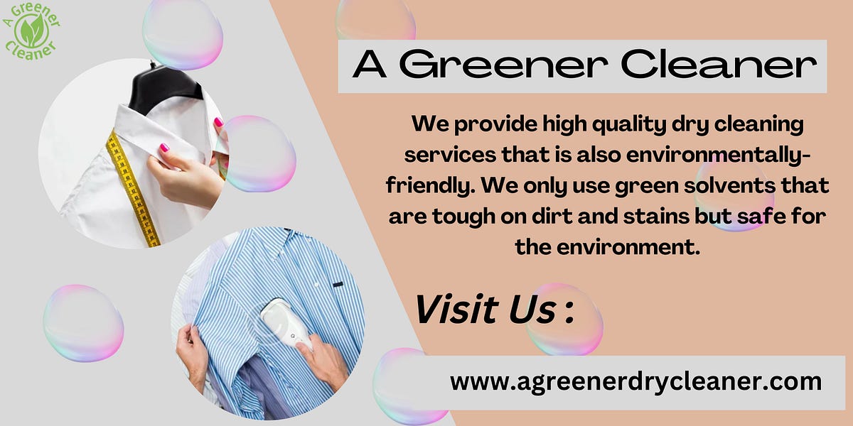 Green Dry Cleaners and Alterations Saint Johns County — A Greener