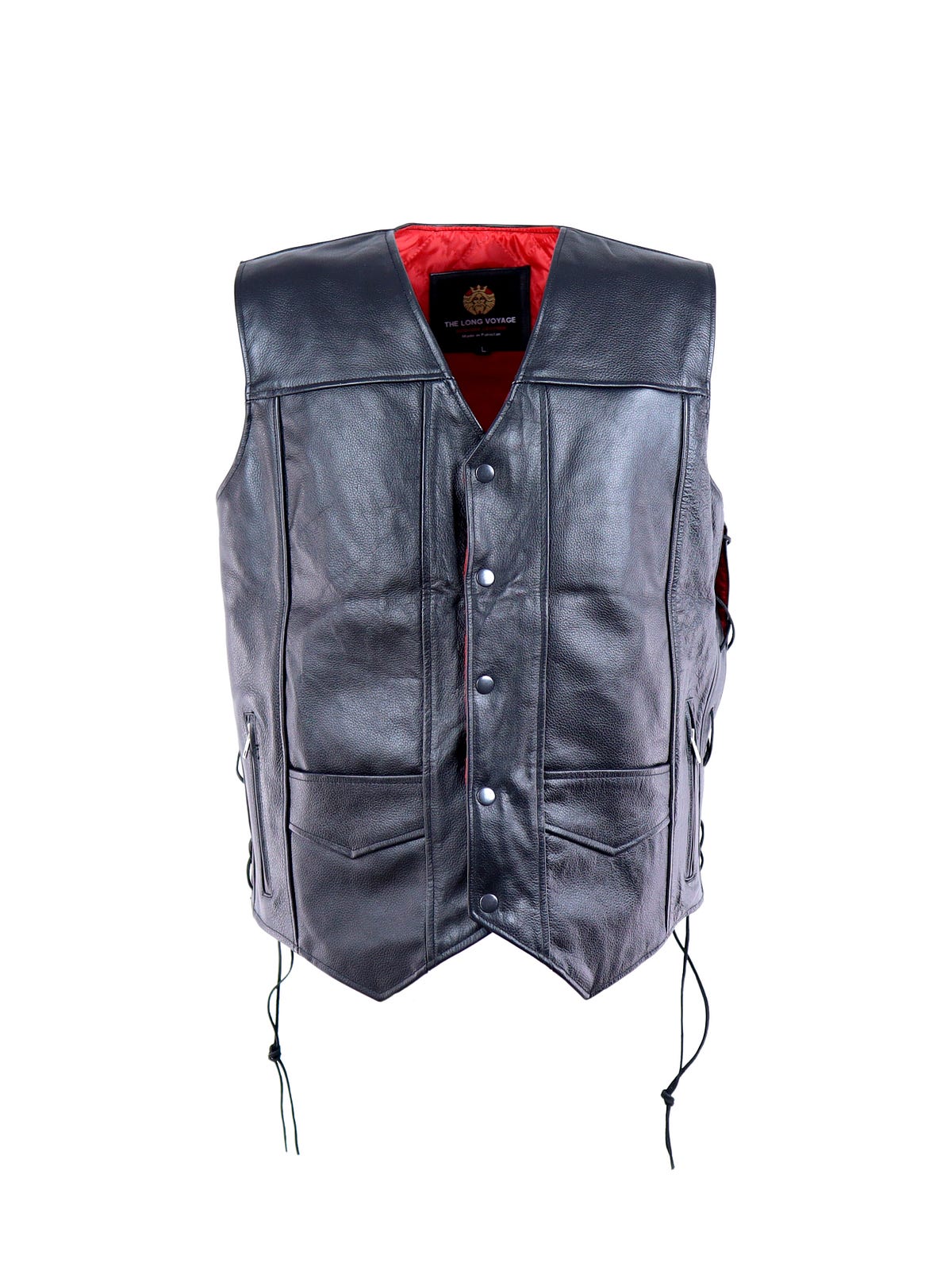 Men’s Bay Area Biker Leather Vest | Save 30% | Iconic Jacket
