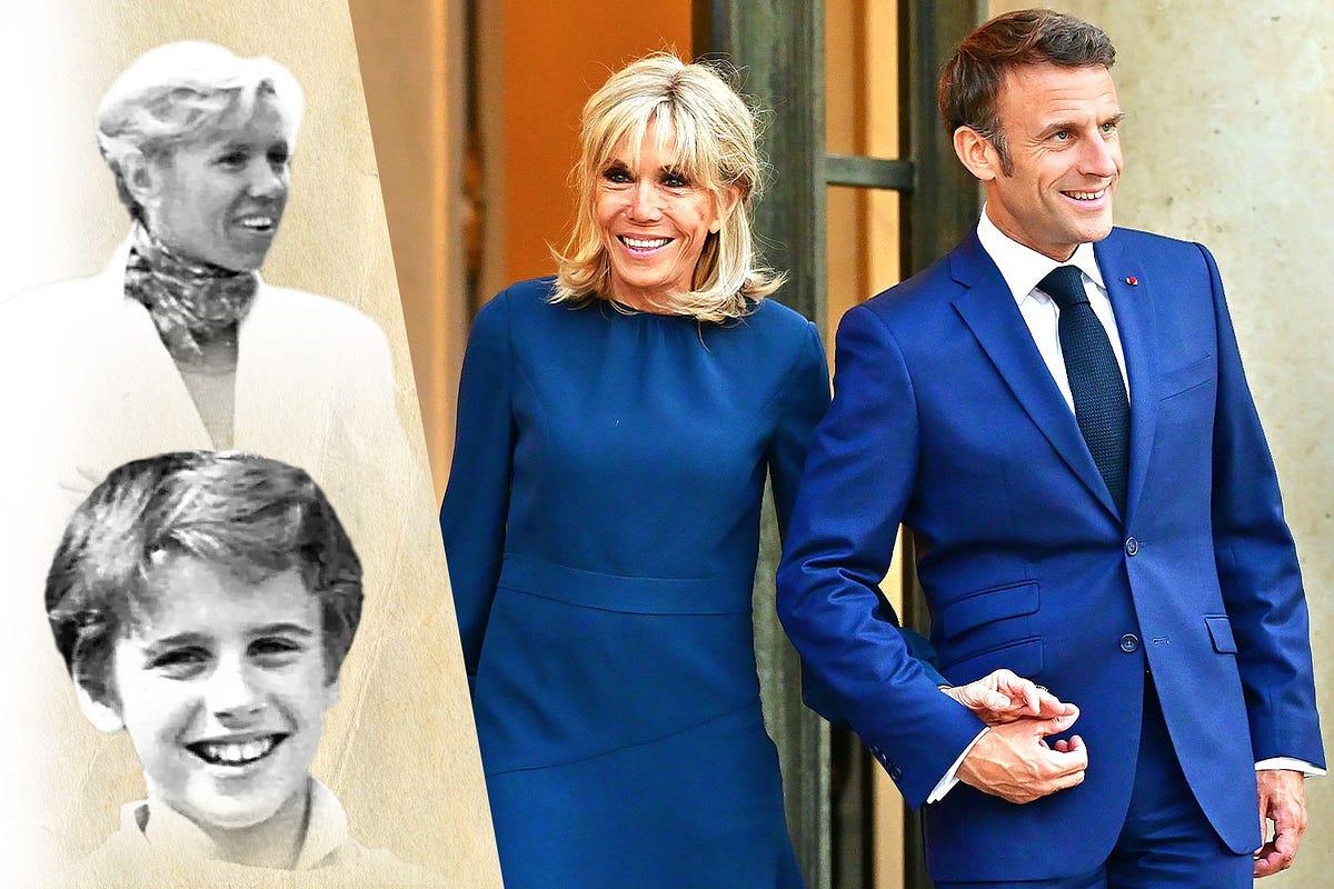 I am fond of mythical love stories. At age 40, Brigitte Macron met then