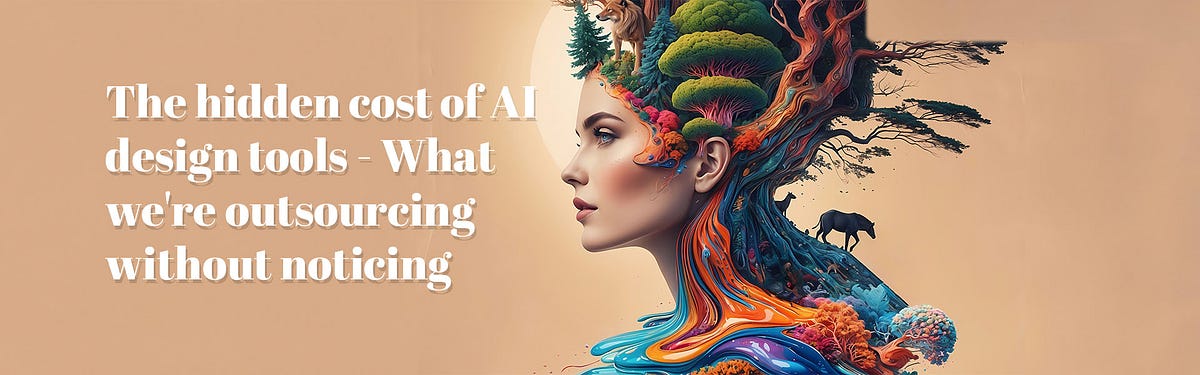 The hidden cost of AI design tools - What we're outsourcing without noticing