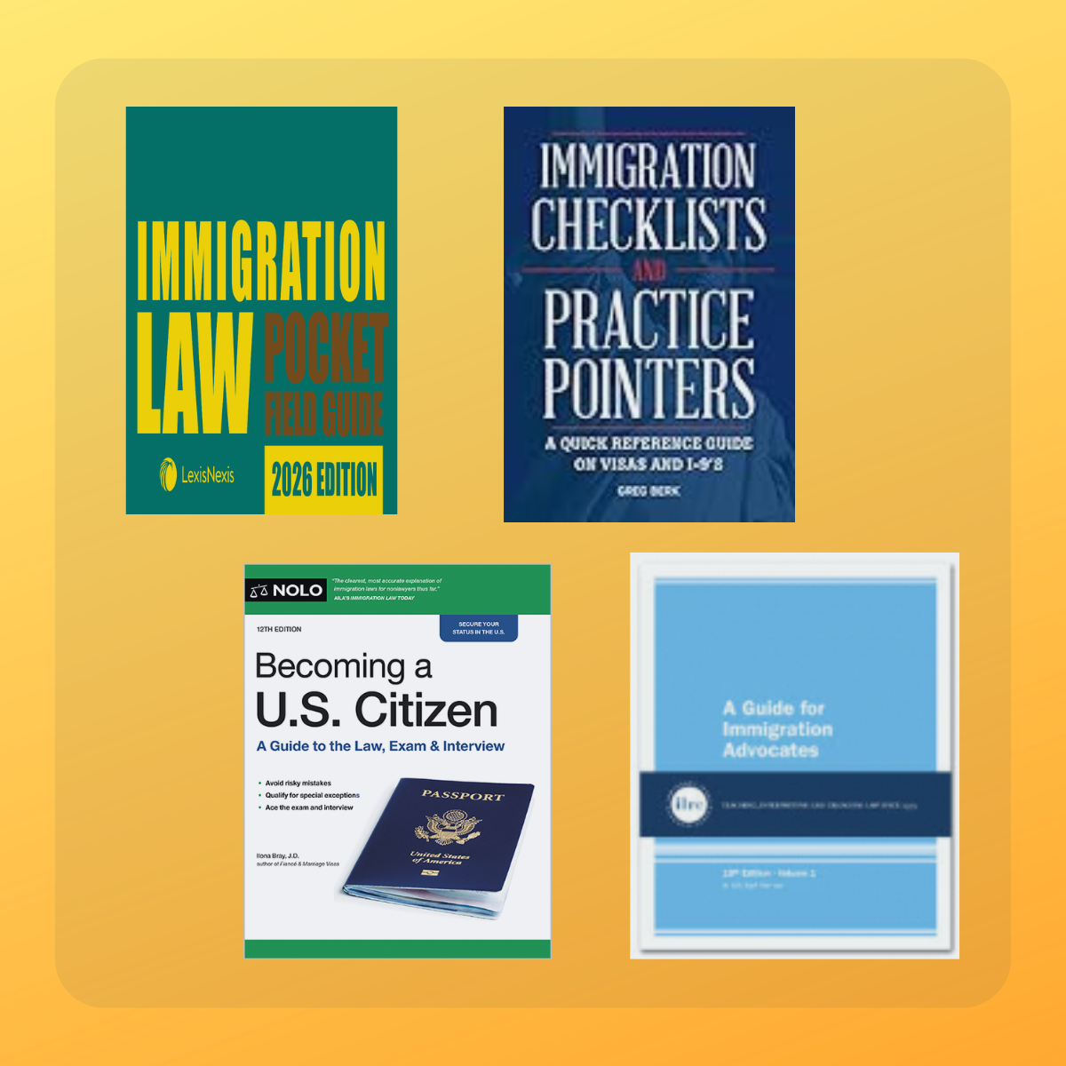 Some of the immigration law books in our collection