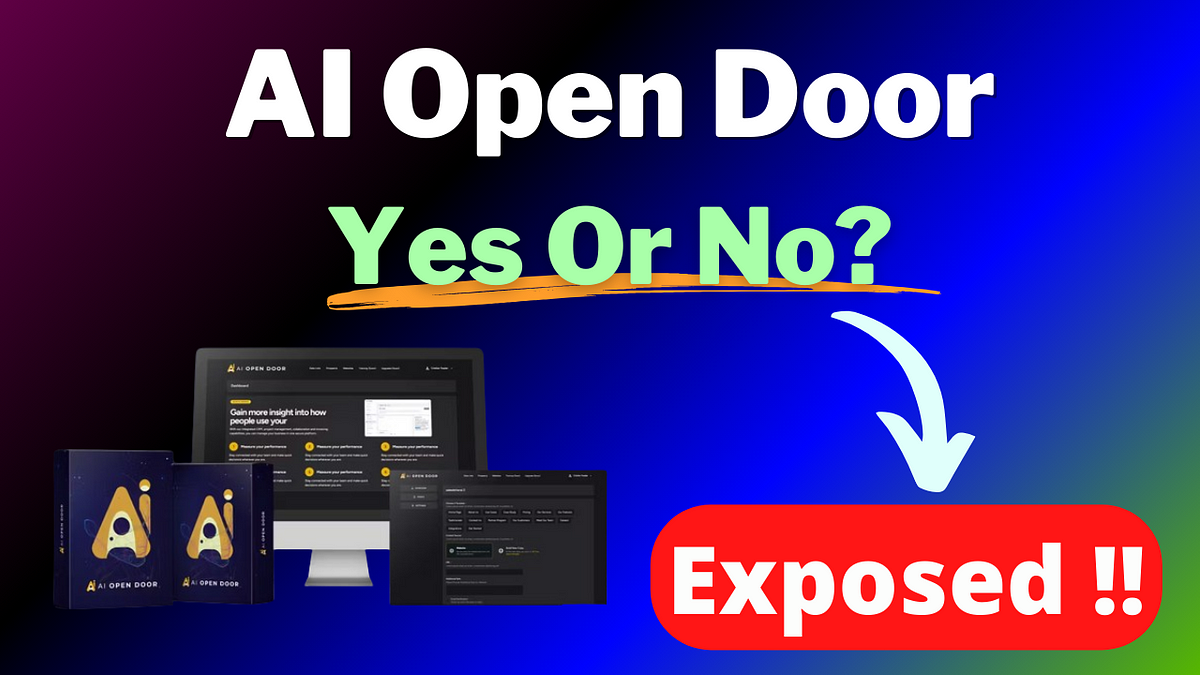AI Open Door Review BEST Business Model for 2024! by Golam Azam