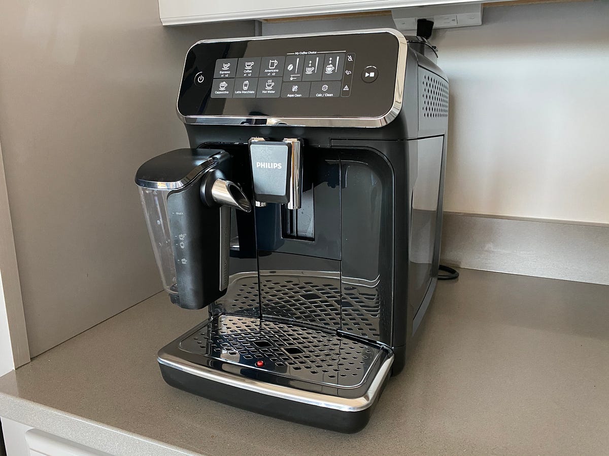 How do you descale the Philips 2200 and 3200 coffee machine