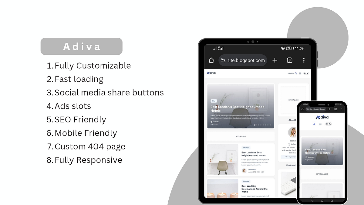 Adiva: The Best Personal Blogger Template for 2024 by Blogger Plus Adiva: The Best Personal Blogger Template for 2024 by Blogger Plus