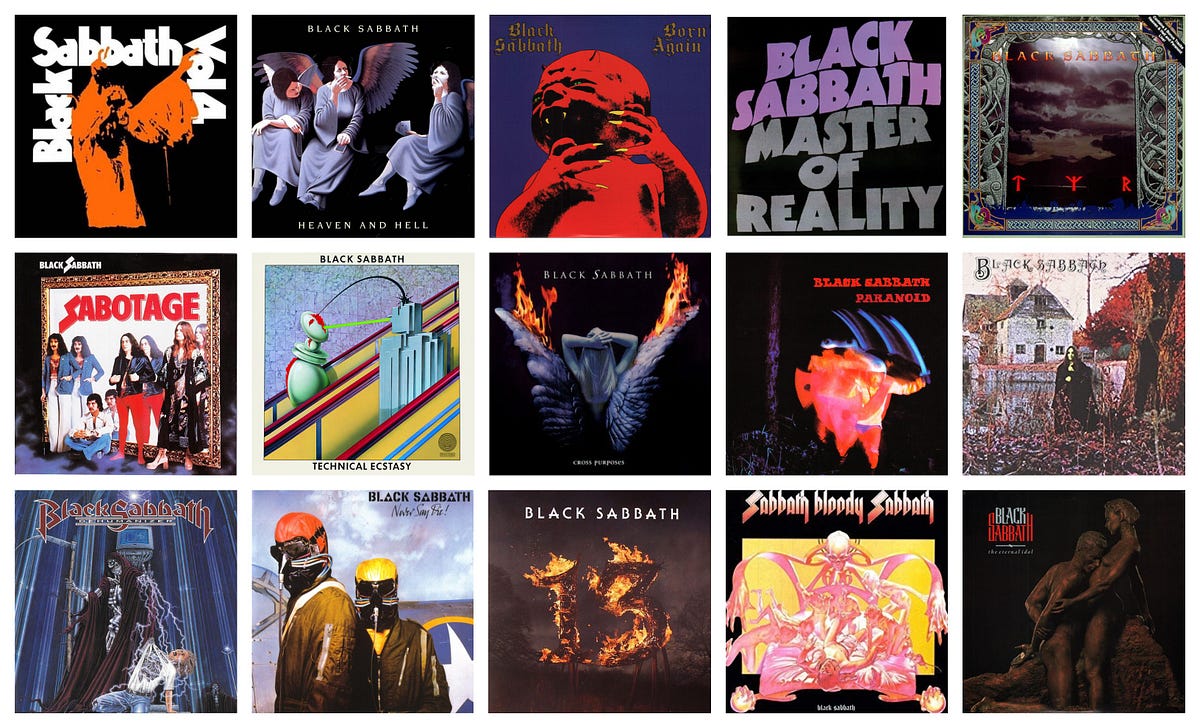 Black Sabbath Albums Ranked From Worst To Best, by Eddy Bamyasi, 6 Album  Sunday