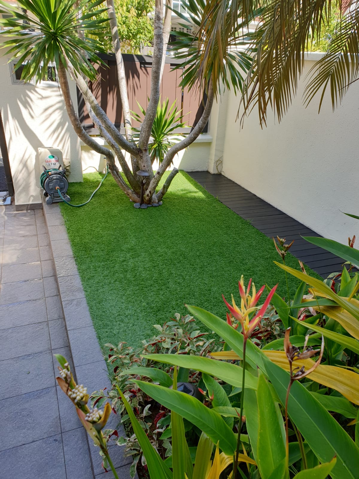 Ken Landscape Services can put artificial grass on almost any surface
