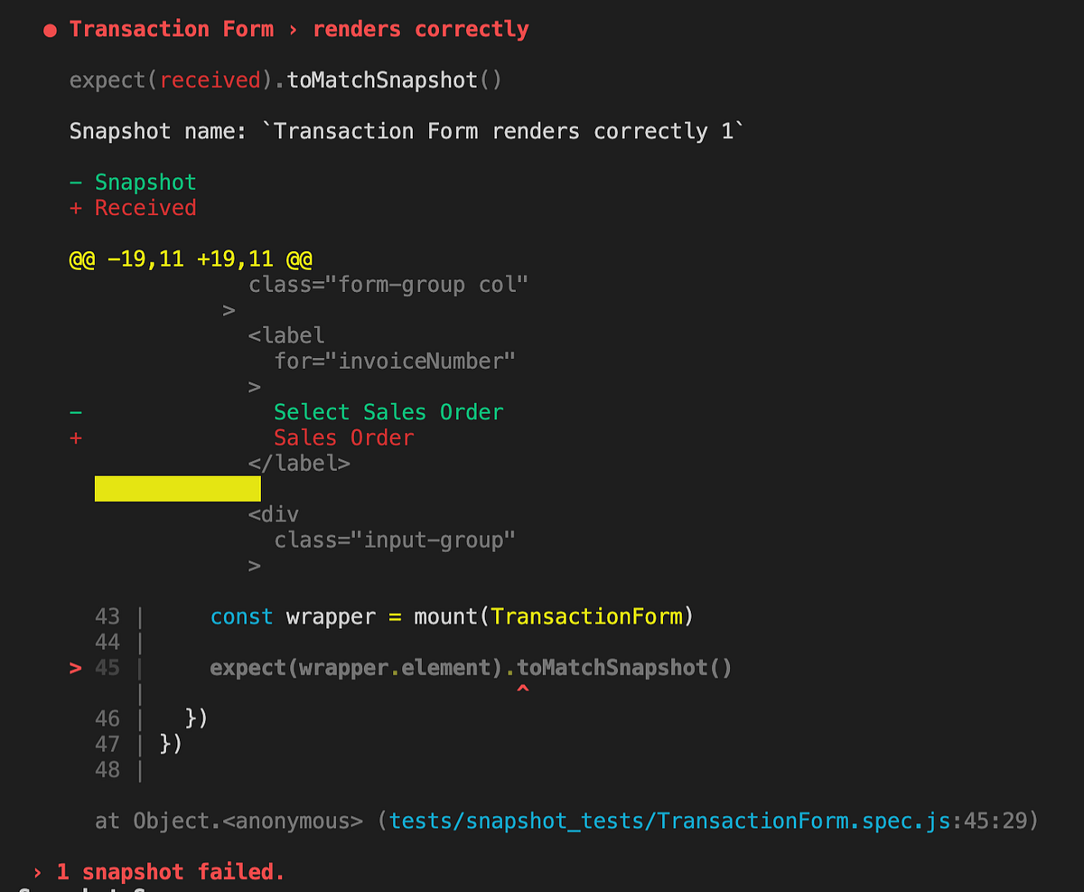Jest How to Update Snapshot Tests by Michael T. Andemeskel Medium