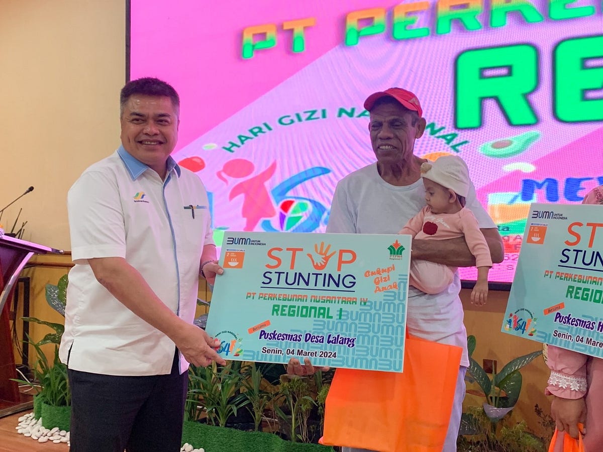 Regional 1 PTPN IV Dukung Program Pengentasan Stunting Di Sumut Tahun ...