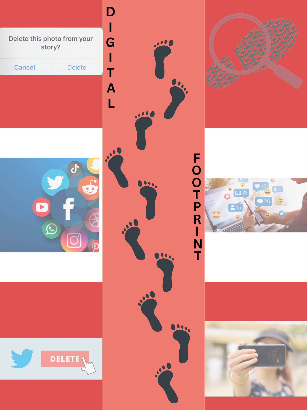 Leaving Digital Footprints. Understanding your digital footprint… by Caitlin Nicol Apr, 2023