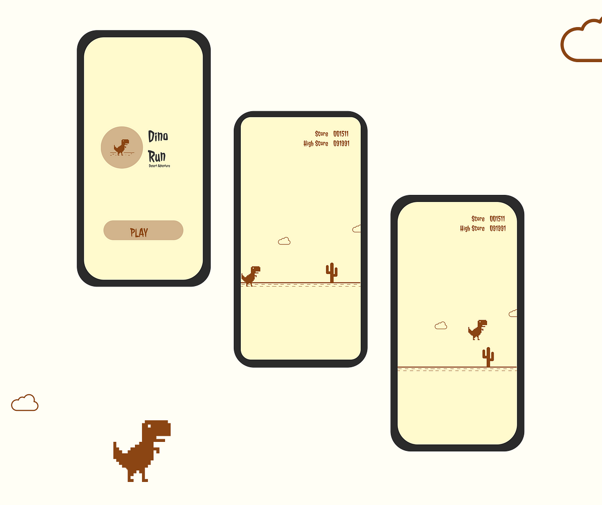 Building a Chrome Dino Game Clone for Android, by Harika bv