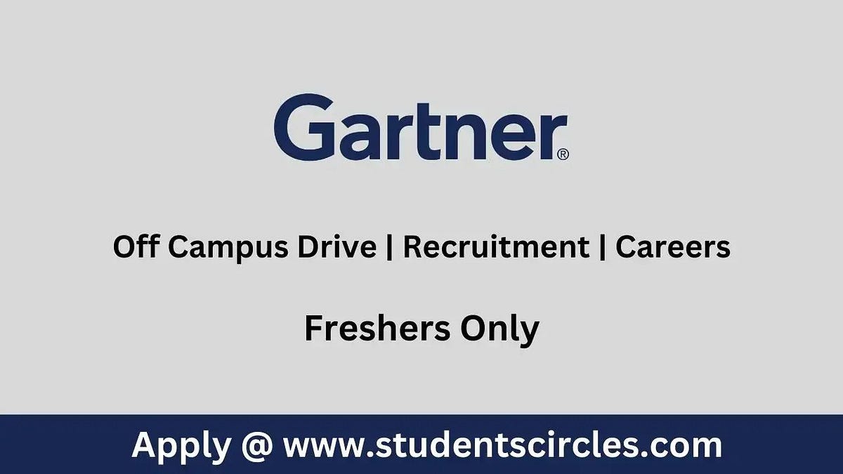 Gartner Recruitment 2023 Fresher Direct Link by V G Selvam