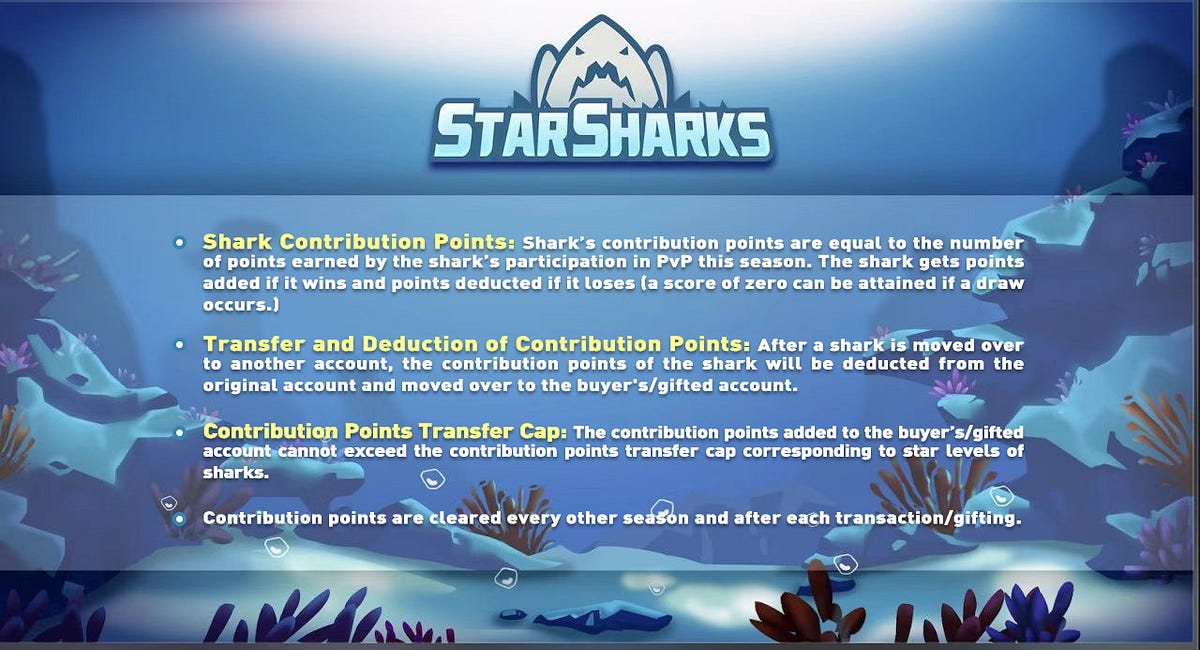 Updates: Contribution Points Rules | by StarSharks | Medium