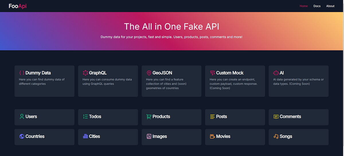 🌟 The All-in-One Fake API for Developers in 2025 | by Let's Code Future ...