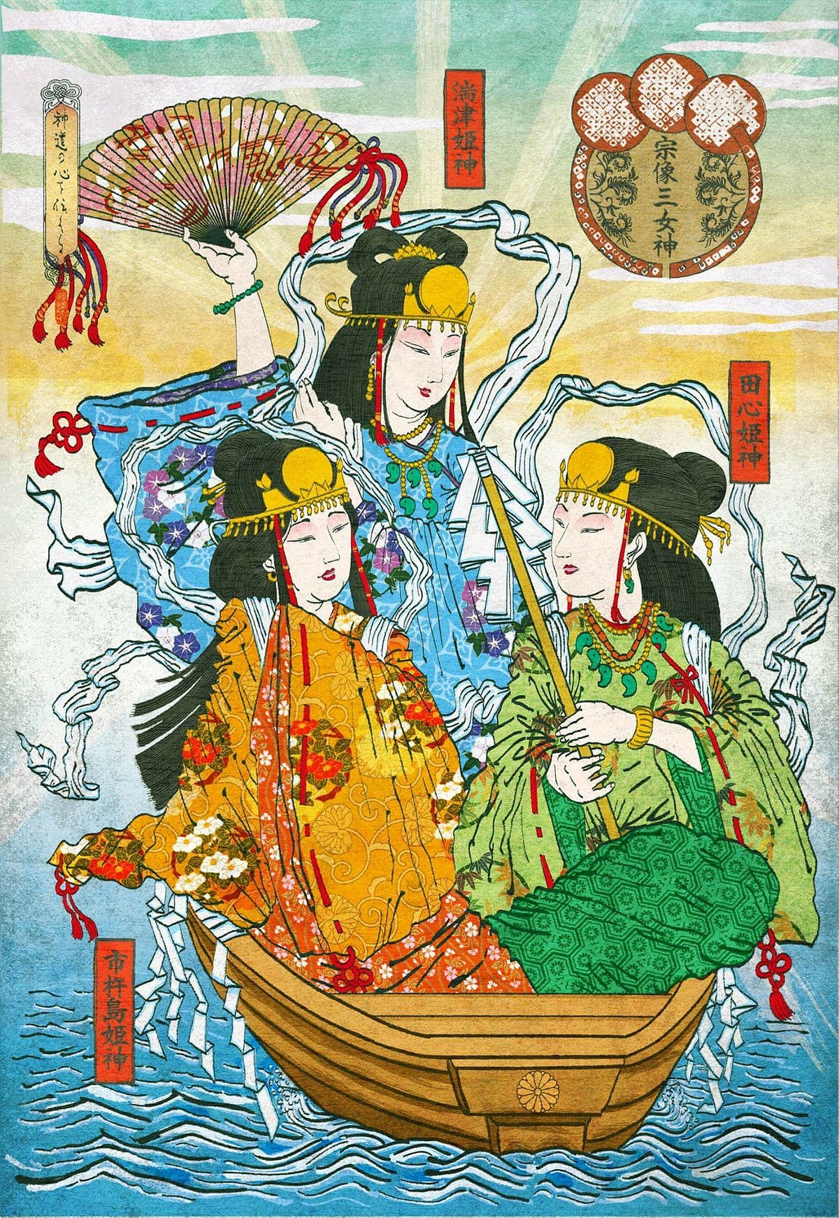 宗像三女神～日本最早女子偶像組合～. <伊死講故仔002>#日本神話#宗像