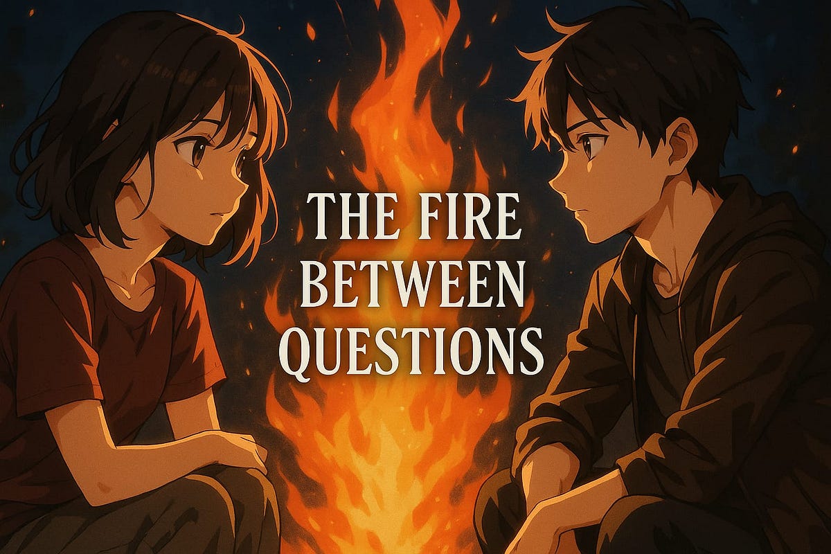 “The Fire Between Questions”. Questions, firelight, truth, fear… | by ...