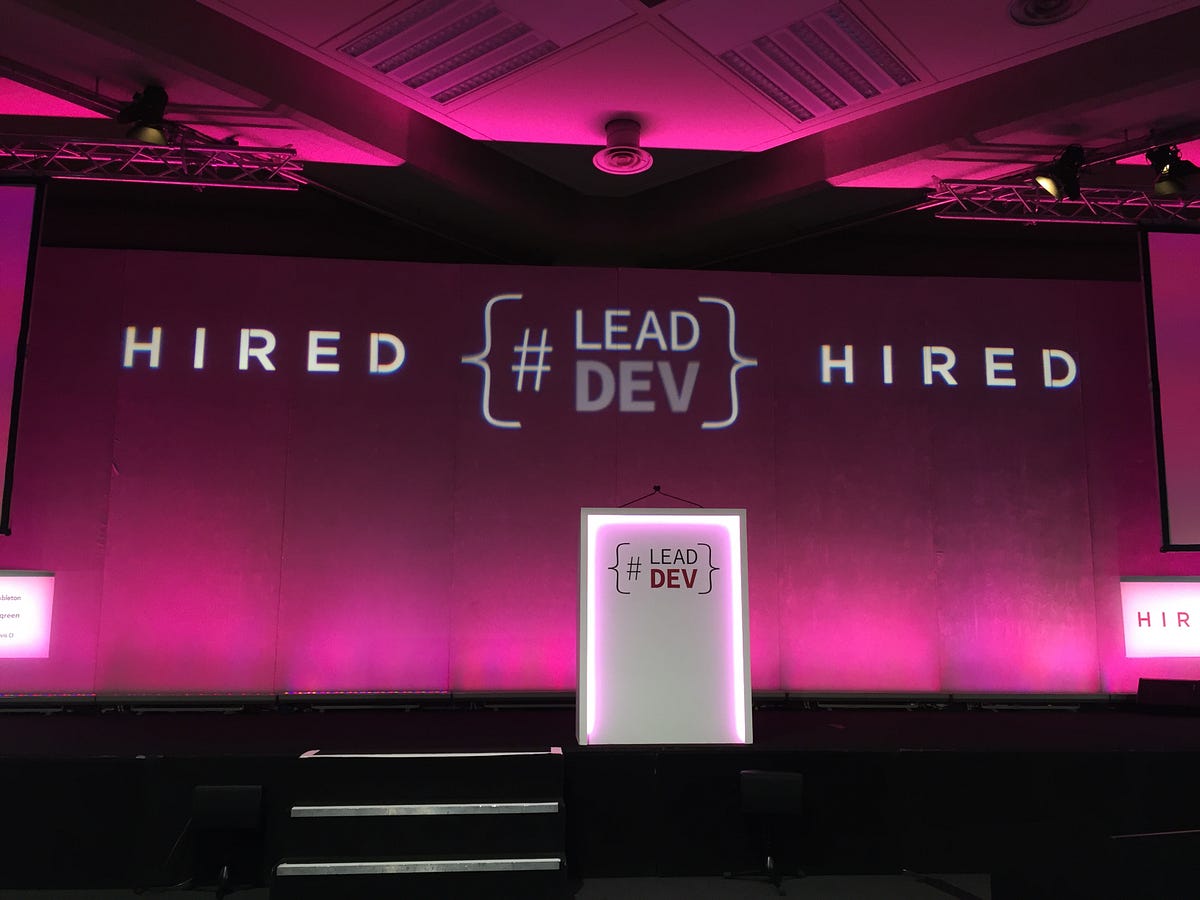 The Lead Developer Conference — Day 1 (Part 1) | by Adam McKerlie | G ...