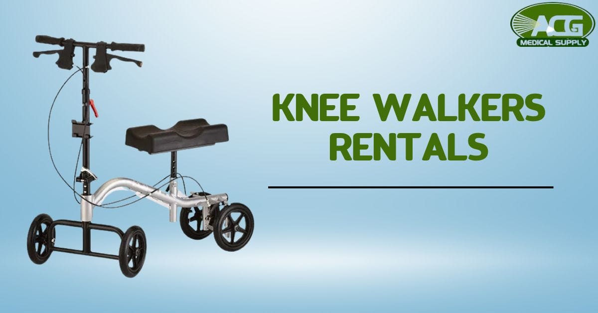 Selecting the Perfect Knee Walker Rental for Your Needs by ACG Medical Supply Jul, 2023 Medium