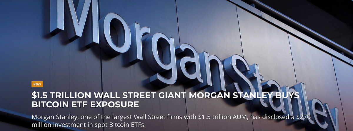 Morgan Stanley’s $1.5 Trillion Gamble: Bitcoin ETF Investment Unveiled ...