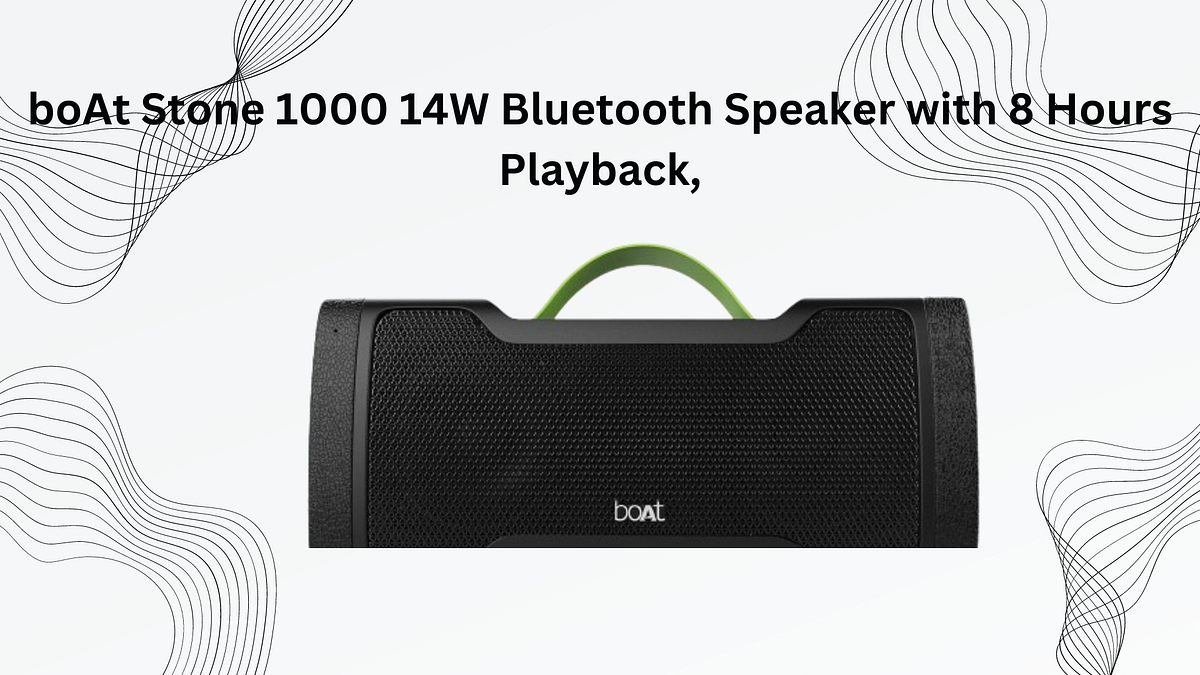boAt Stone 1000 14W Bluetooth Speaker with 8 Hours Playback by mona
