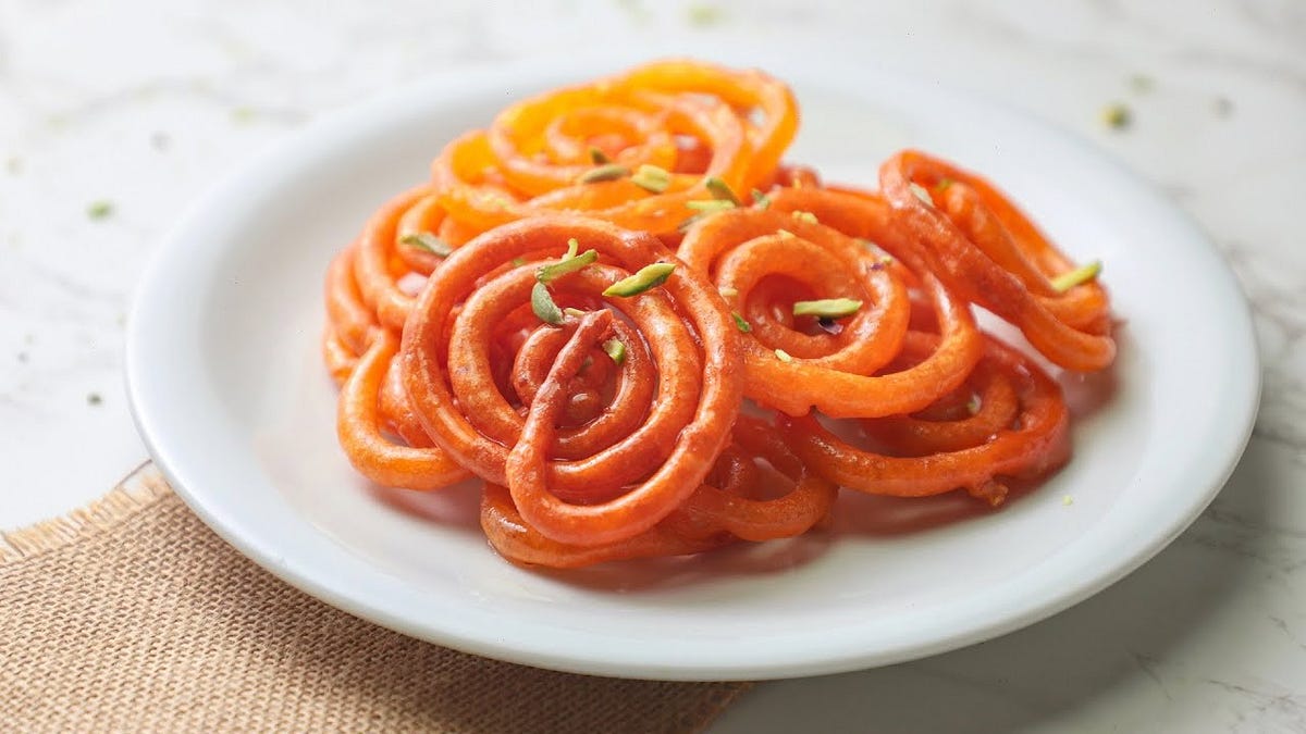 Home Made Desi Ghee Jalebi Recipe by Two Brothers Organic Farms India