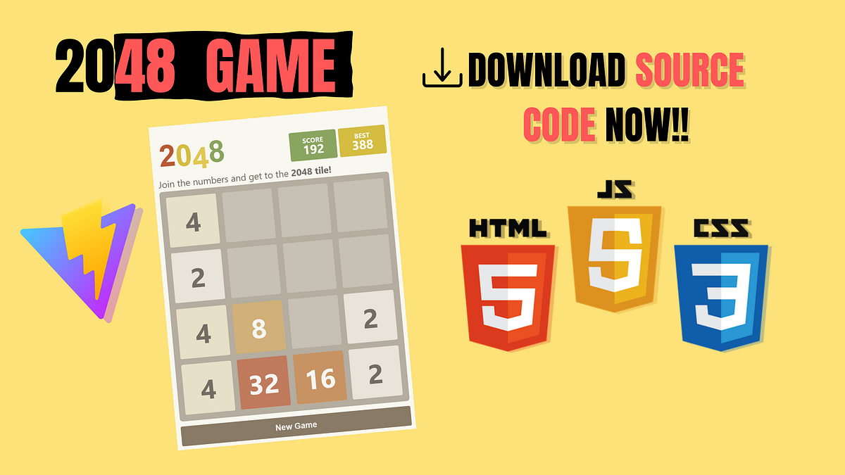 Launch & Profit from Your Own 2048 Game — Get the Source Code! | by ...