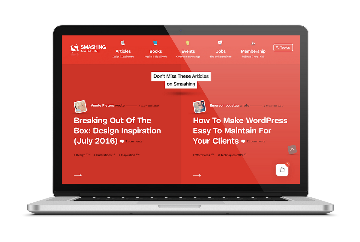 Smashing Conference — my case study by Villemus Corentin Medium