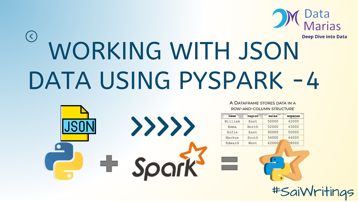 Working with JSON data structure using PySpark series 4 by