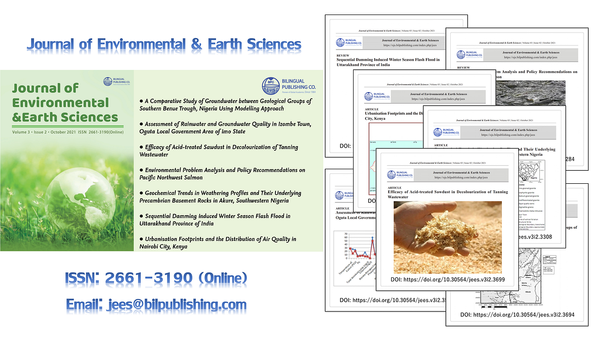 𝑱𝒐𝒖𝒓𝒏𝒂𝒍 𝒐𝒇 𝑬𝒏𝒗𝒊𝒓𝒐𝒏𝒎𝒆𝒏𝒕𝒂𝒍 & 𝑬𝒂𝒓𝒕𝒉 𝑺𝒄𝒊𝒆𝒏𝒄𝒆𝒔 𝑽𝒐𝒍.3, 𝑰𝒔𝒔.2 by Bilingual