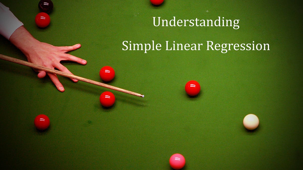 Understanding Simple Linear Regression | by Bhanu Yenumula | Jun, 2024 ...
