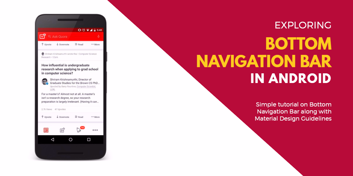 Exploring Bottom Navigation Bar in Android | by Riddhiman Adib | My ...