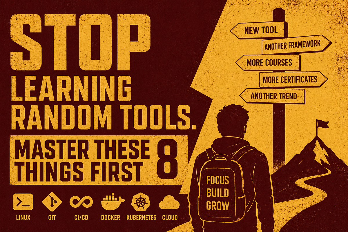 Stop Learning Random DevOps Tools. Master These 8 Things First