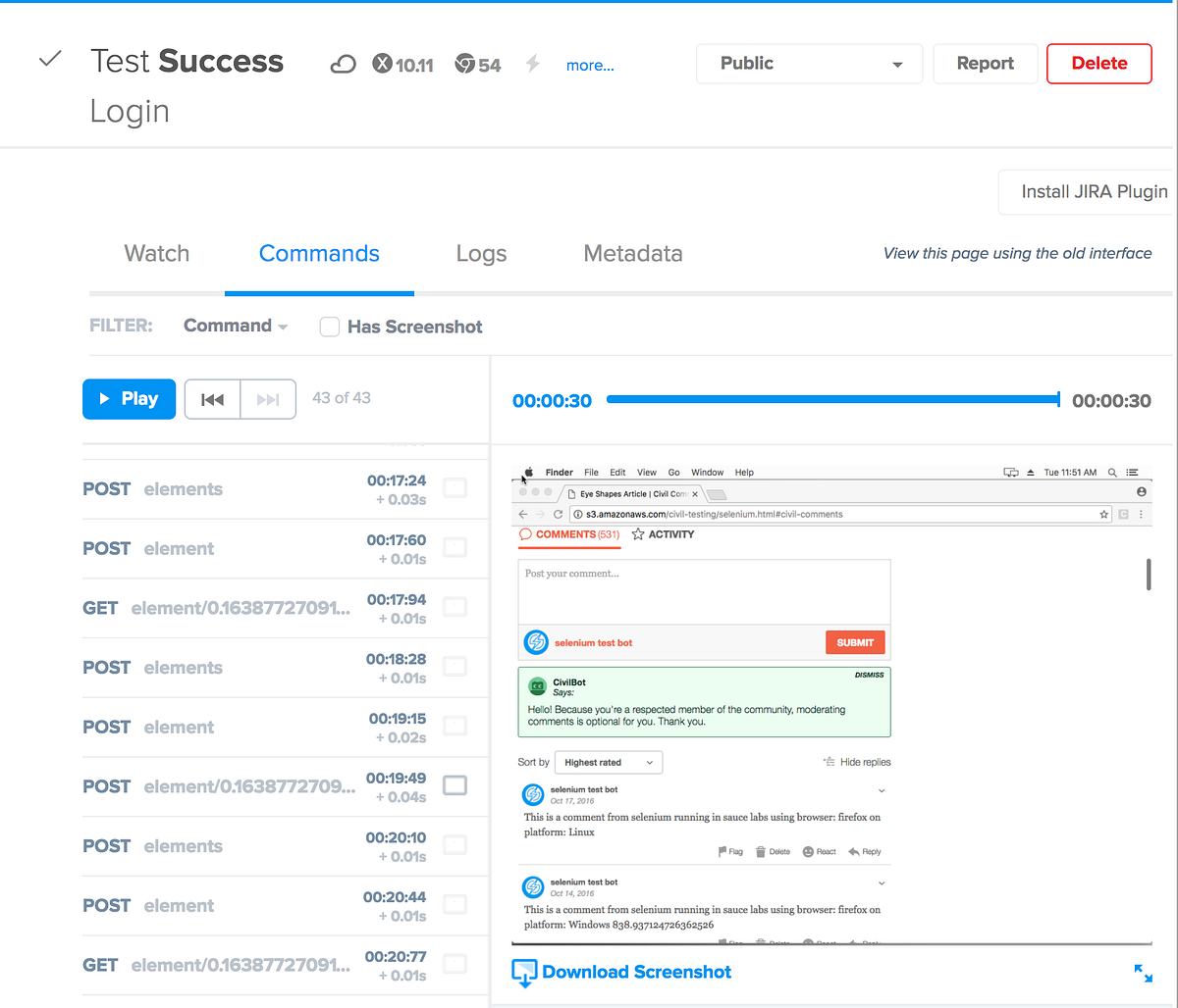 MultiPlatform User Interface Testing with Selenium and Sauce Labs by