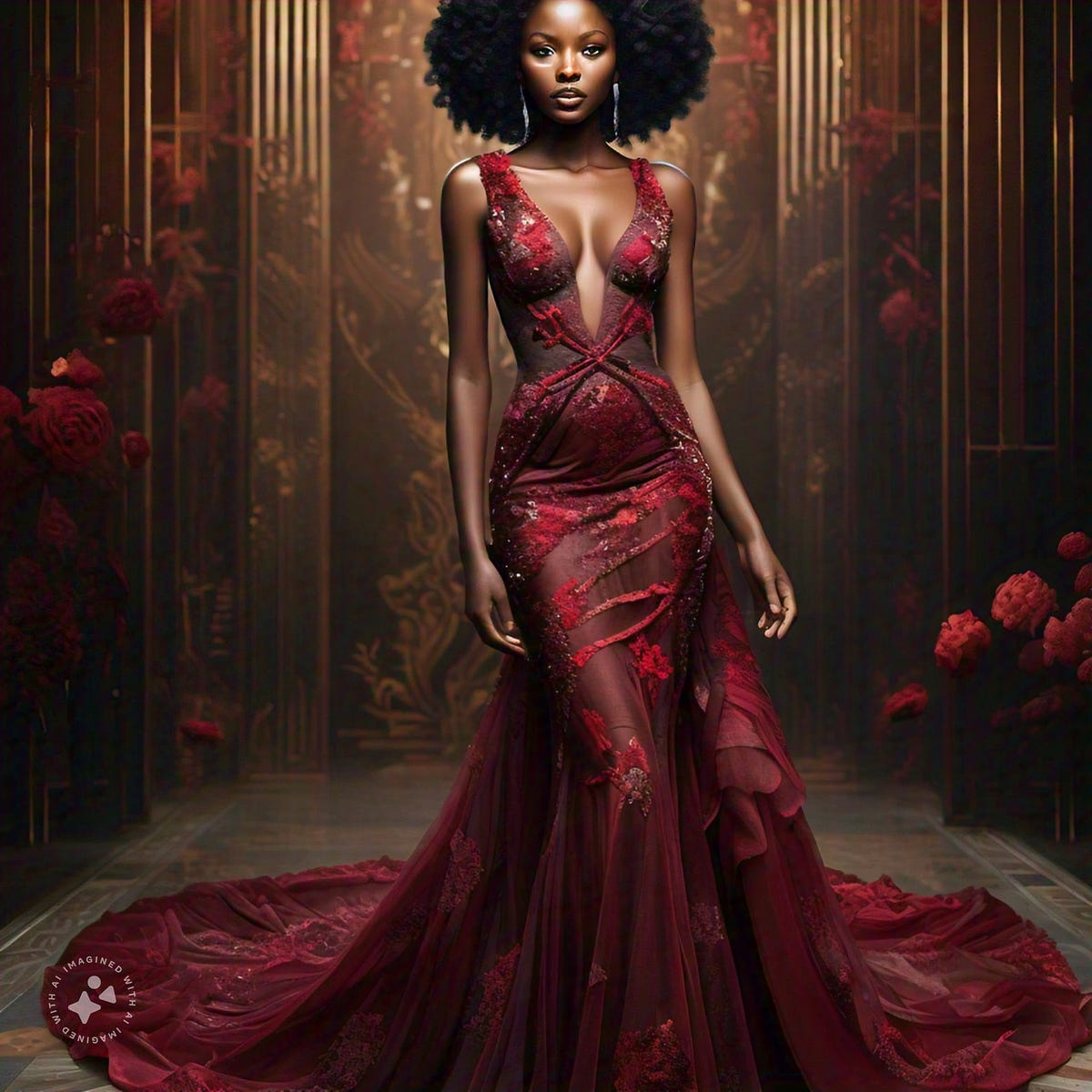 elie saab burgundy dress Macramé and Lace Long Dress – ELIE SAAB