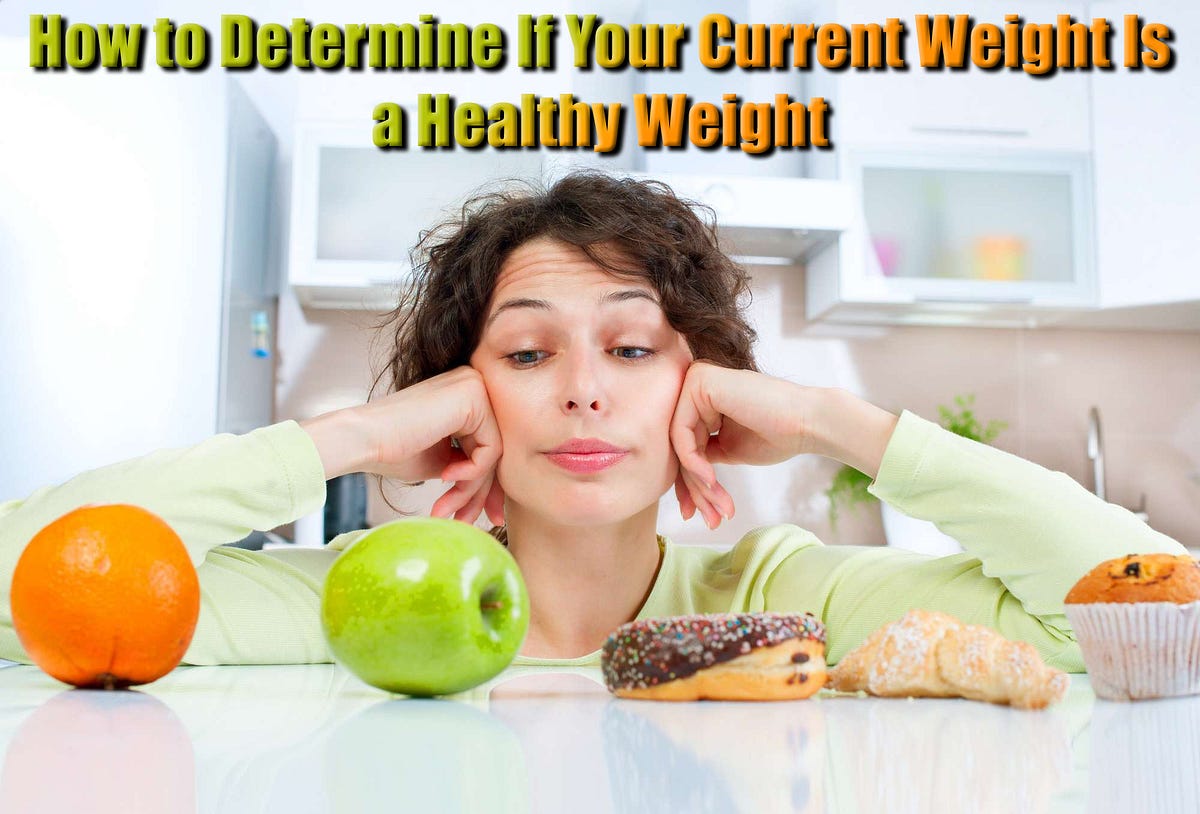 How To Determine If Your Current Weight Is A Healthy Weight By