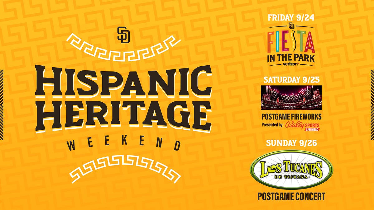 Padres to Celebrate Hispanic Heritage Weekend by FriarWire FriarWire