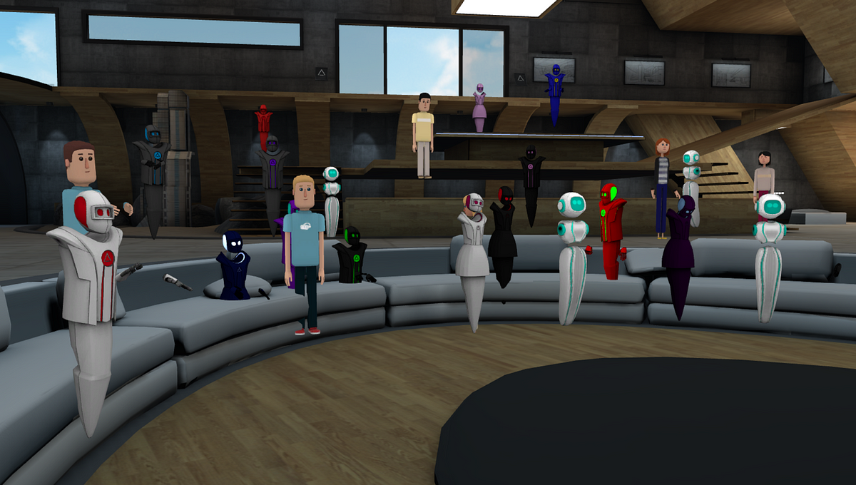 How to hold a meeting in virtual reality | by AltspaceVR | Medium