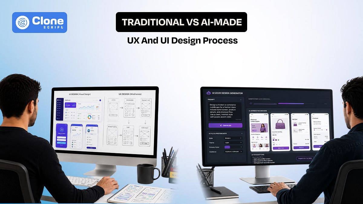 UX and UI Design Process: Traditional vs AI-Made | Medium
