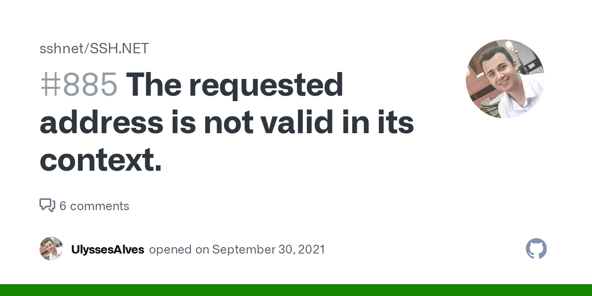 What Causes the Requested Address Not Valid Error?