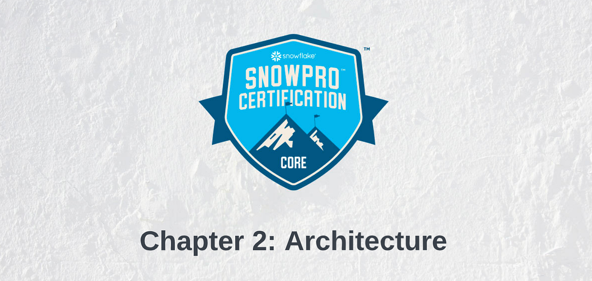 SnowFlake SnowPro Core Certification Architecture Medium