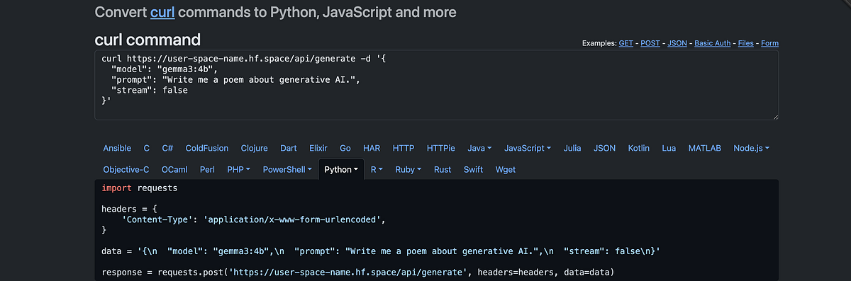 Deploy Ollama Models on Hugging Face Spaces with Python Library ...