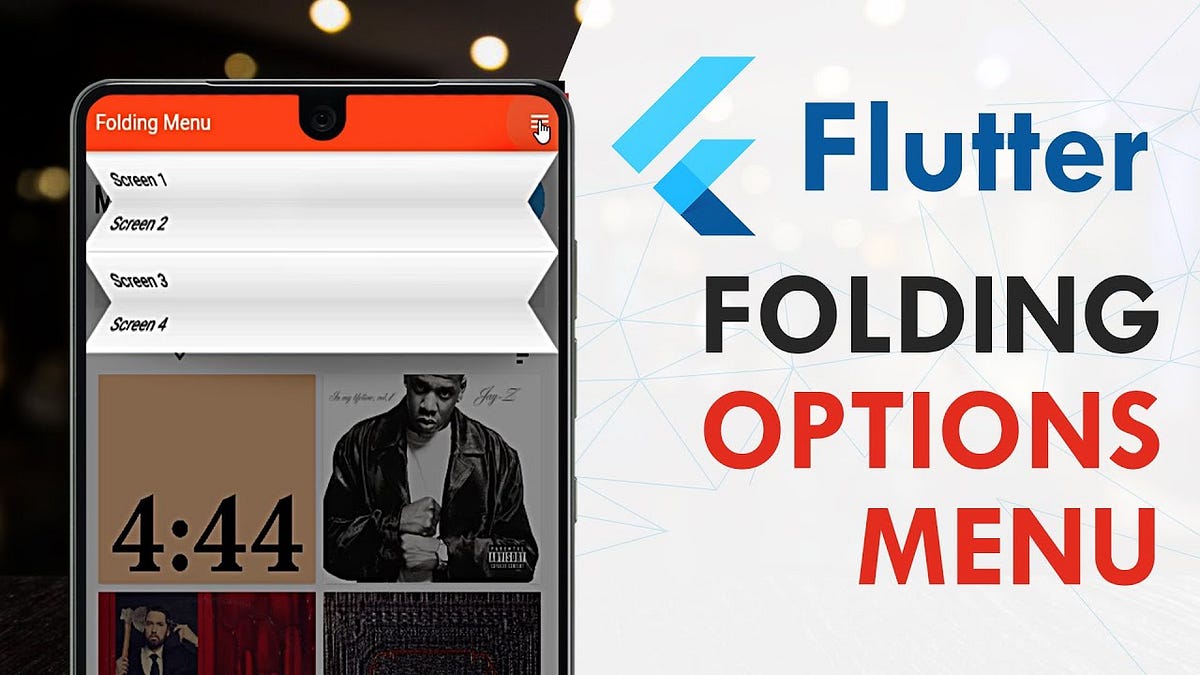 Folding Options Menu in Flutter. Menus are one of the most important ...