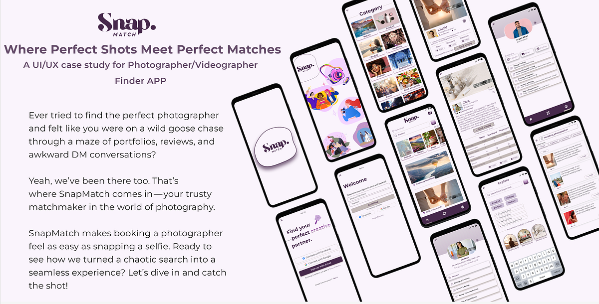 A UI/UX Case Study For Photographer/Videographer Finder APP | by ...