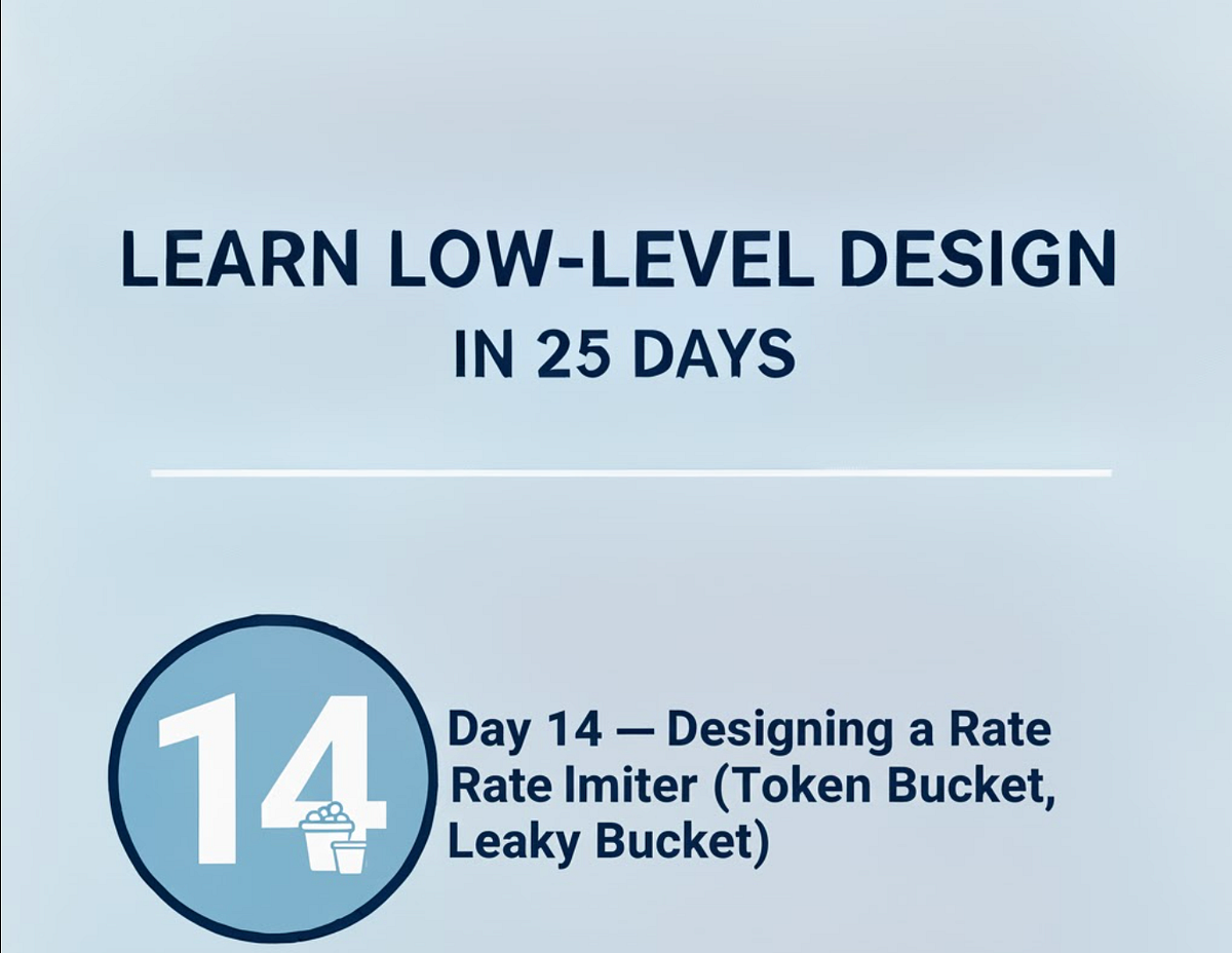 Learn Low-Level Design in 25 Days: Day 14 — Designing a Rate Limiter ...