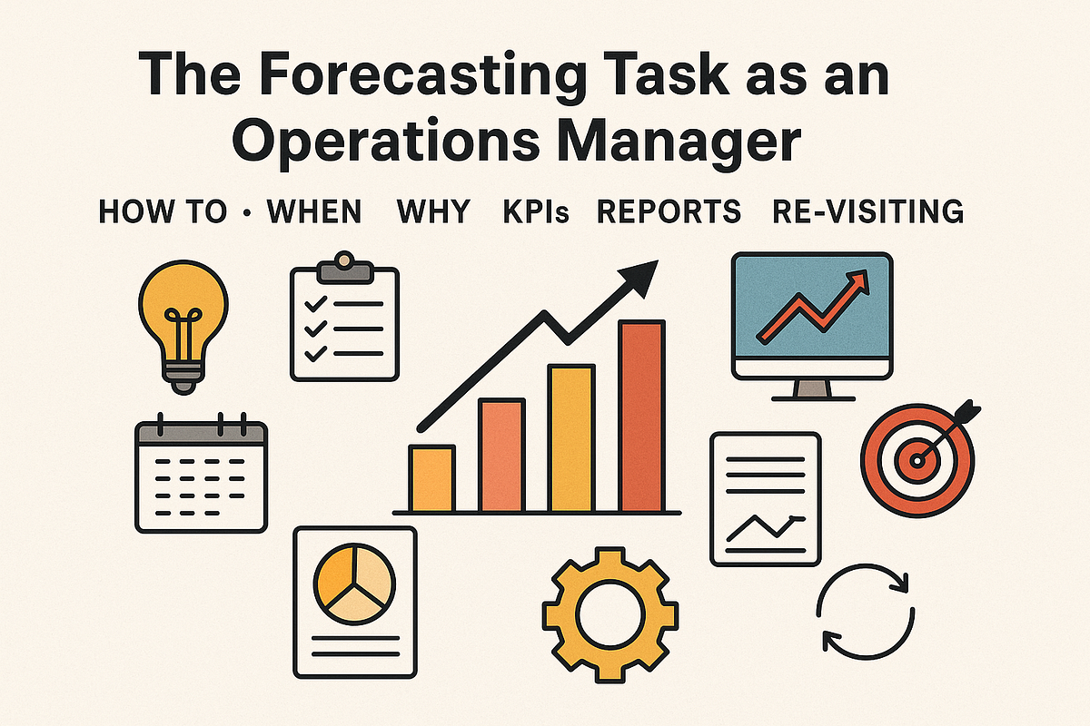 📊 Operations Manager : Forecasting Task How I Think About It, When I Do ...