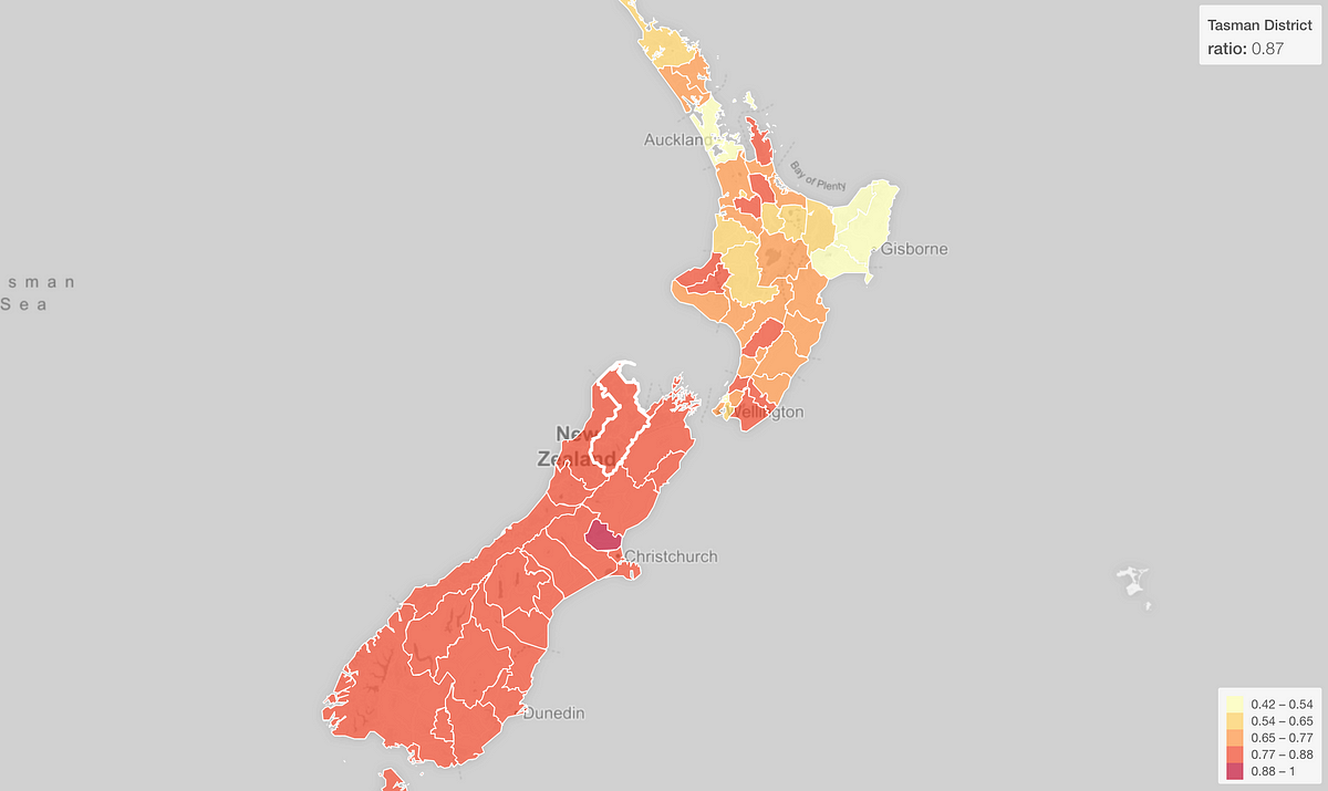 Making Maps for New Zealand Regions and Territories in R by Kan