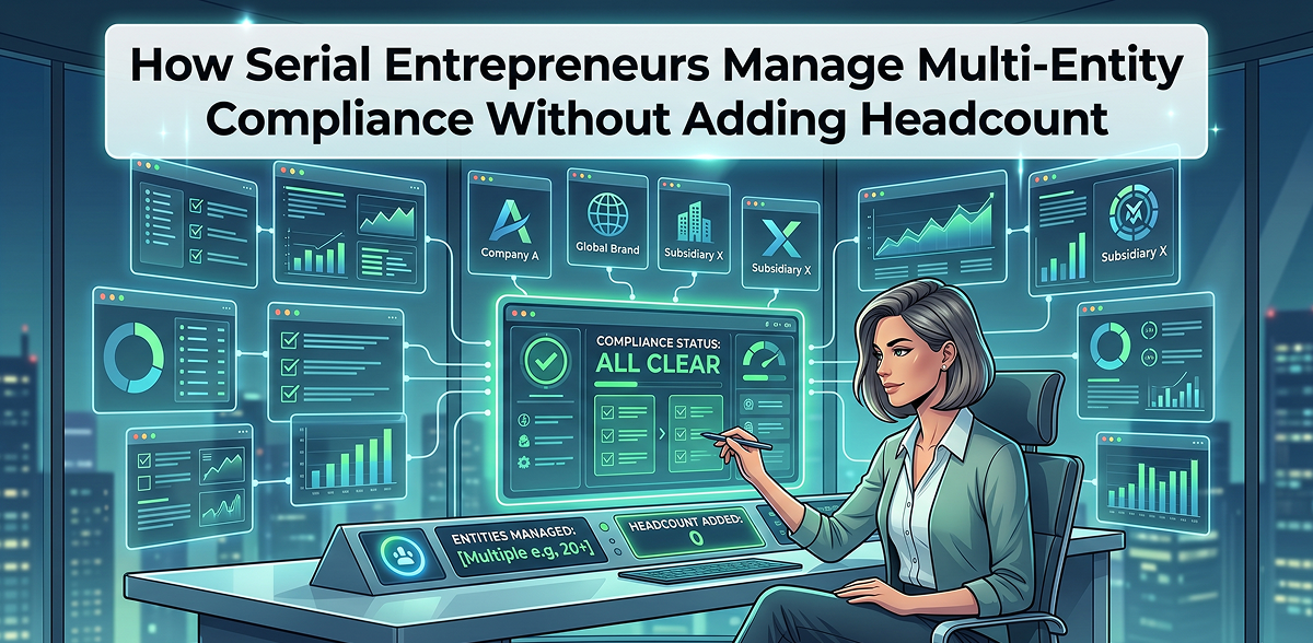 How Serial Entrepreneurs Manage Multi-Entity Compliance Without Adding Headcount