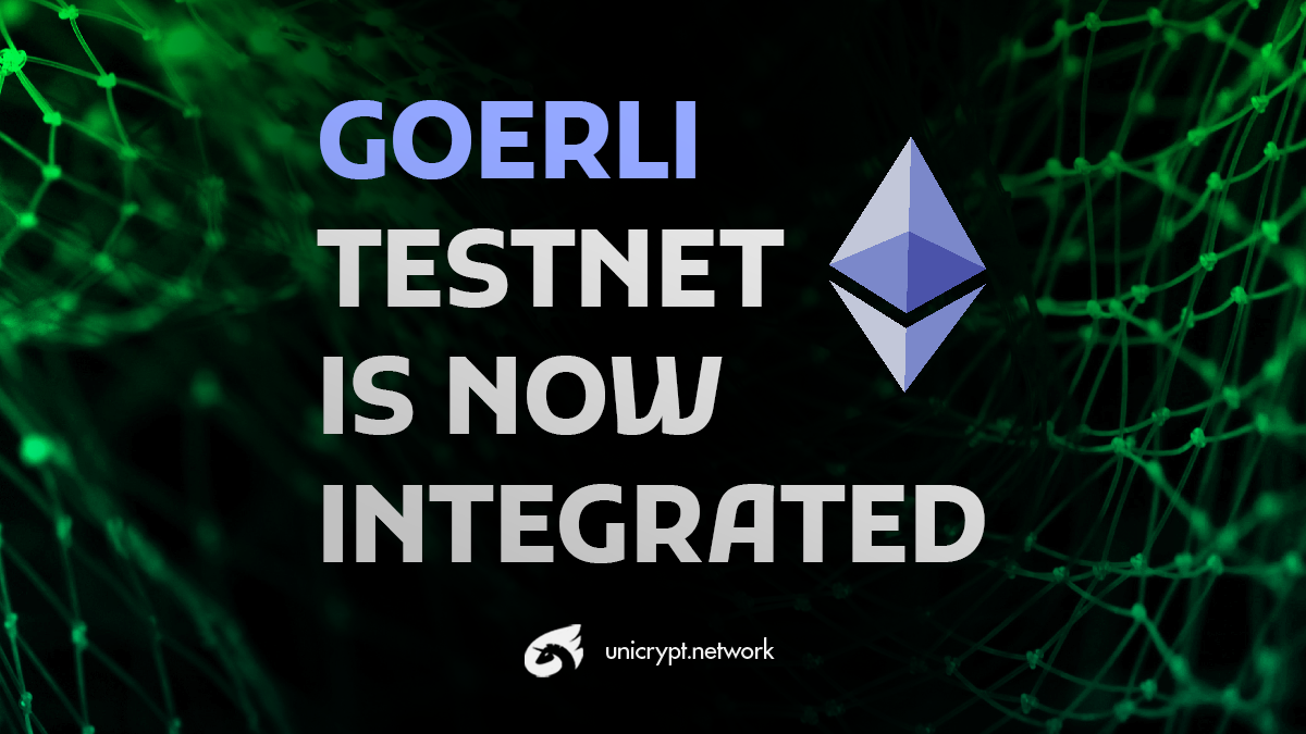 UniCrypt has integrated all services on the Goerli V2 by UNCX
