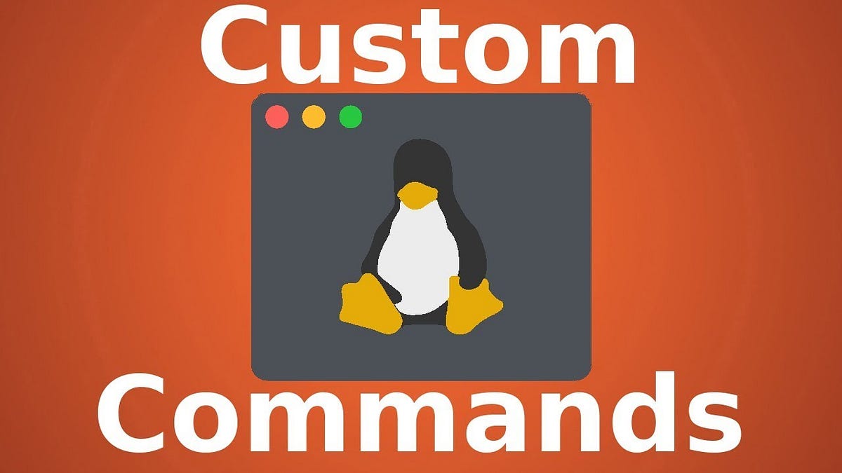 Can I Make My Own Linux Commands? | by Karthikaa R | Medium