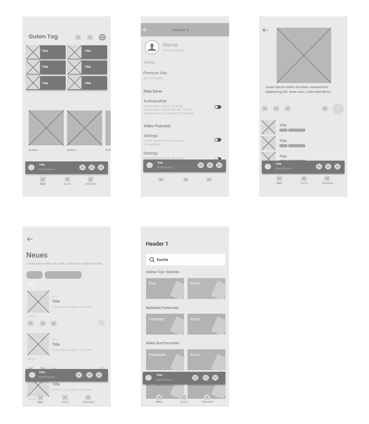 Wireframing. For the Challenge 2 of the UX/UI Design… | by Irina ...